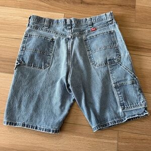 Wrangler Distressed Denim Cargo Jean Shorts